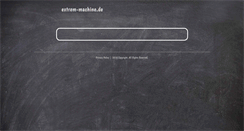 Desktop Screenshot of extrem-machine.de